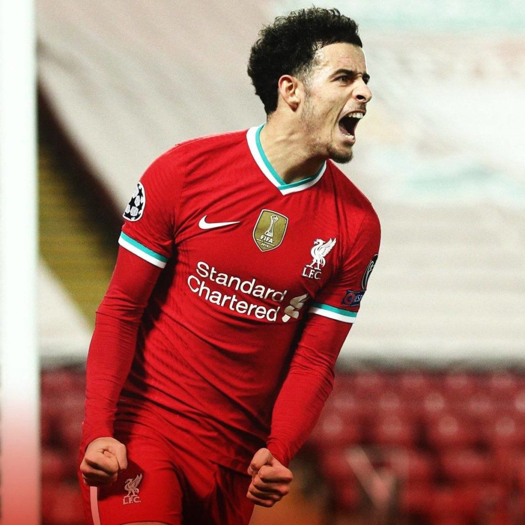Liverpool's player Curtis Jones