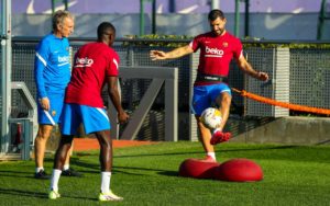 Read more about the article Dembele, Aguero return to training and other FC Barcelona news.