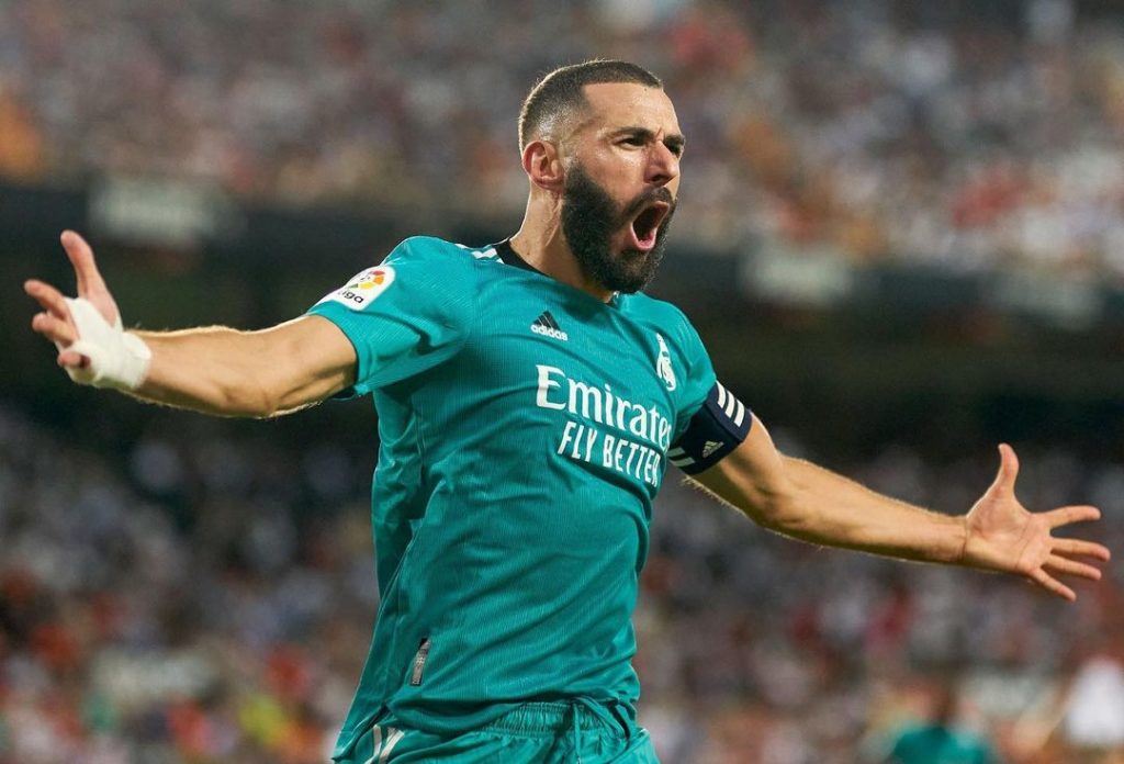Real Madrid striker Karim Benzema