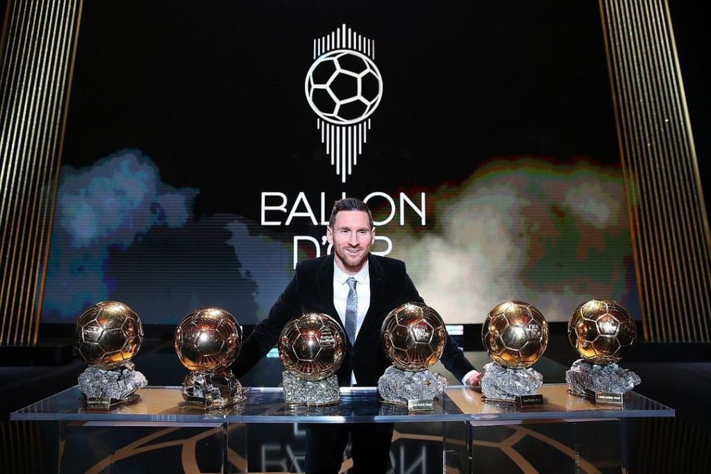 Lionel Messi 6 Ballon dors