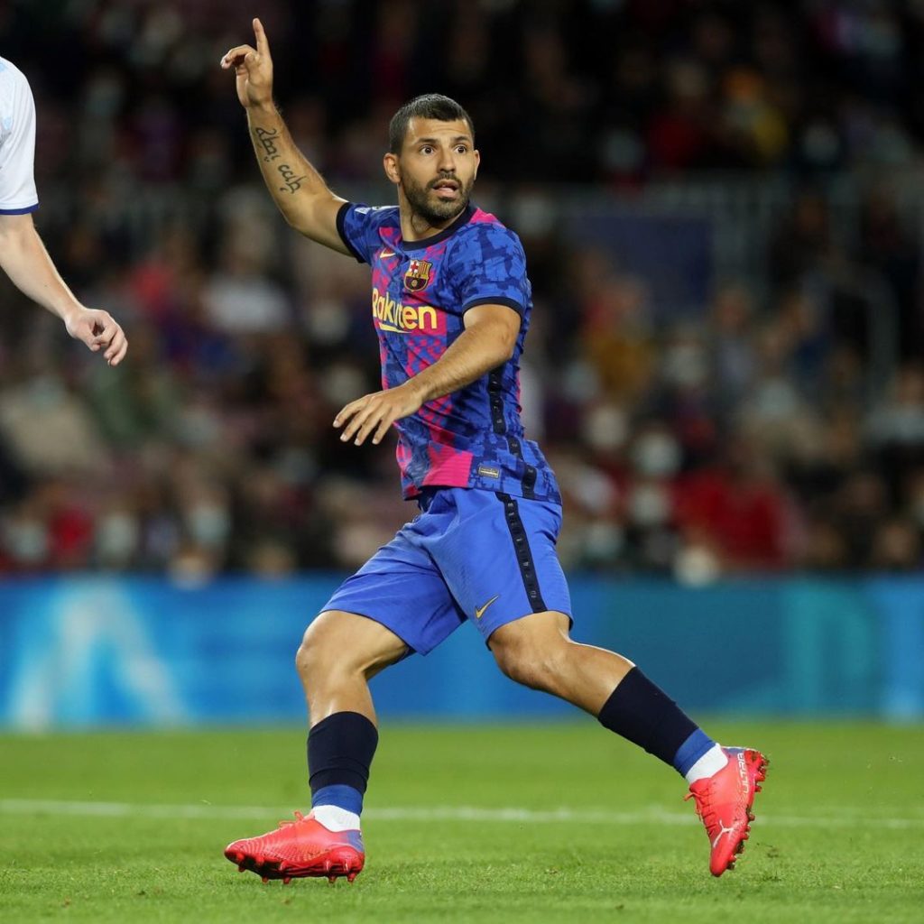 Aguero in FC Barcelona