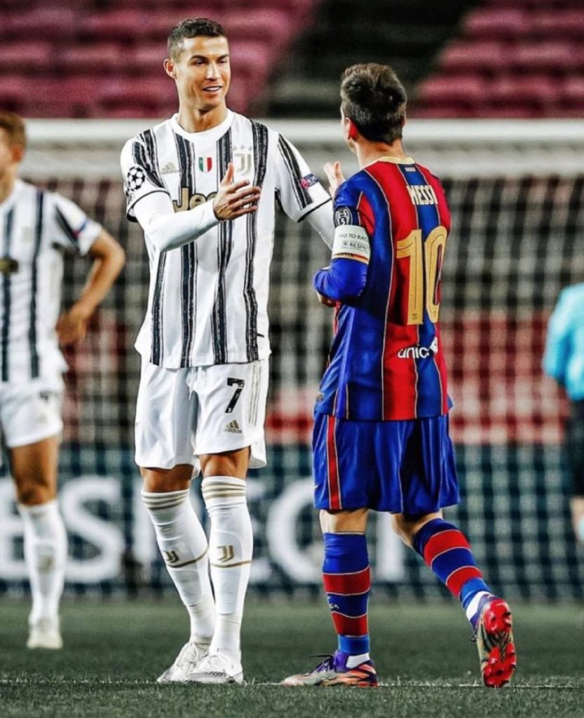 Lionel Messi vs Cristiano Ronaldo Champions League group stage stats.