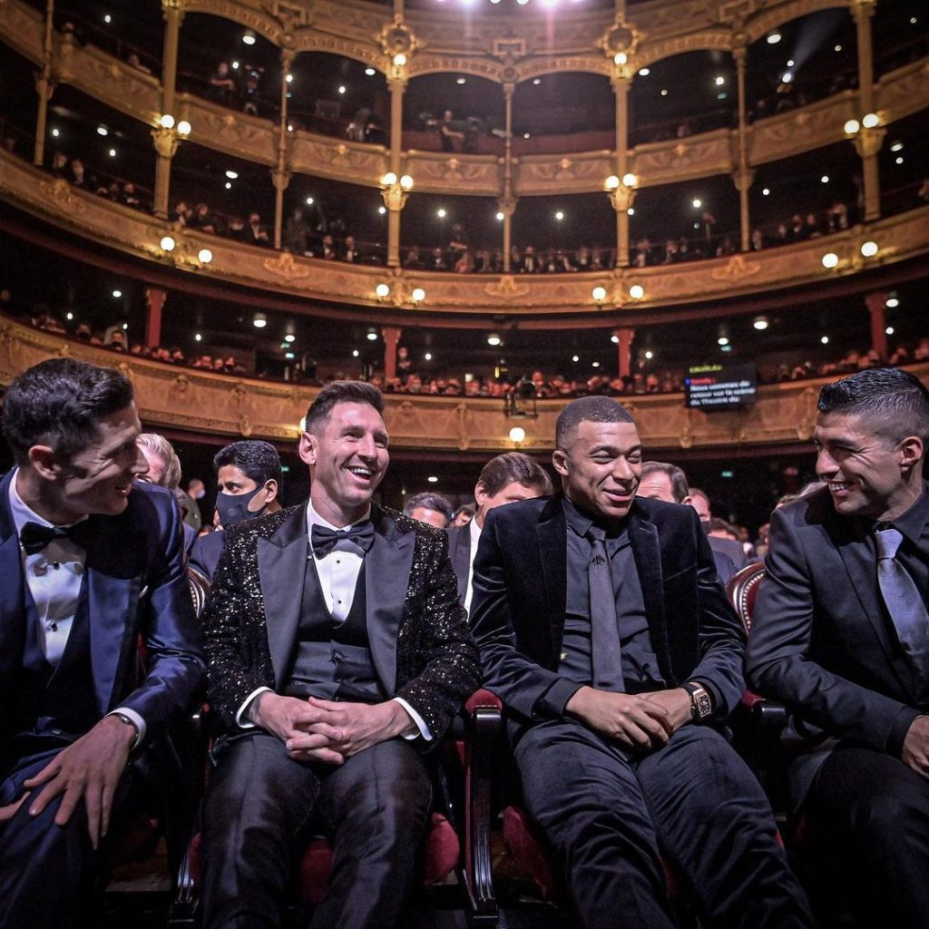 Ballon d'or 2021, front four seaters