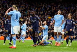 Read more about the article Man City (3)1-1(4) Real Madrid (UCL)