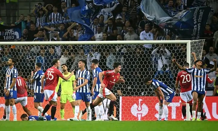 Porto 3-3 Man United (UEL)