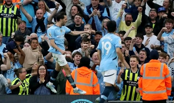 Man City 3-1 Bournemouth (EPL)
