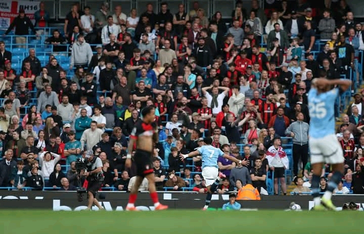 Man City 3-1 Bournemouth (EPL)