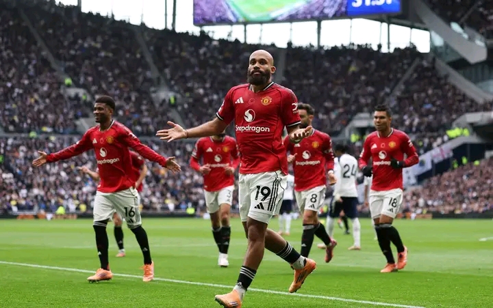 Tottenham 2-2 Man United (EPL)
